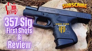 357 Sig First Shots and Review [upl. by Dasa]