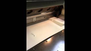 One minute papermaking  Guillotine action [upl. by Asiuqram275]