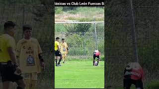 Leo scores with Atlas FC Fuerzas Básicas vs Club León Fuerzas Básicas Penalty kick [upl. by Anaig]