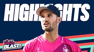 Abell Scores 55 amp Gregory Takes 3Wickets  Somerset v Essex  Vitality Blast 2024 [upl. by Nerval699]