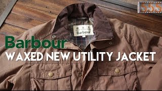 Review Barbour New Utility Waxed Cotton Jacket [upl. by Atalya117]