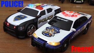 Toy Cars 2 Police Cars Toy Unboxing and Playtime Fun with Maya and Baby Marxlen Toy Review [upl. by Supple]