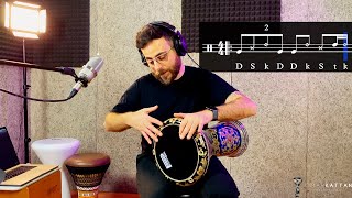 🔹DARBUKA TUTORIAL  SAIDI Patterns 1 [upl. by Platas]