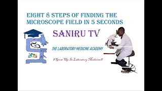 Hatua 8 za Namna Rahisi ya Kutafuta Field Kwenye Hadubini Microscope kwa Sekunde 5 [upl. by Einram]