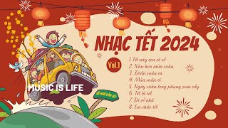 Tết 2024 Vietnam Spring music Vietnamese New Year celebration music lovely happy new year song [upl. by Jarus]