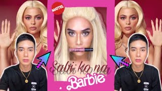 Ay BARBIE Sabi Ko Na  MakeUp TUTORIAL BARBIE challenge [upl. by Ididn]