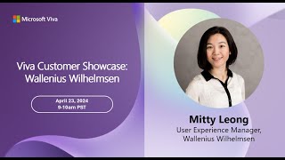 Microsoft Viva Customer Showcase Wallenius Wilhelmsen [upl. by Roper]