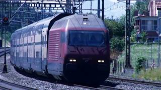 Trainaction zwischen Mellingen und Rupperswil [upl. by Oicnerual]