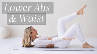 Quick Lower Abs amp Waist Toning Pilates 🤍 Tone your lower belly and waist [upl. by Goldfinch]