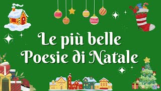 Le più belle poesie di Natale filastrocche e poesie di natale [upl. by Eitsirk]