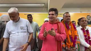 Sh Bushan Uppal joined BJP in the presence of JampK BJP President Sh Ravinder Raina at BJP HQ Jammu [upl. by Benji99]