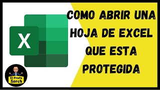 Como abrir una hoja de excel que esta protegida [upl. by Haile]