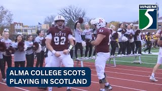 Alma College Scots playing in Scotland [upl. by Collie]