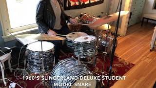 Slingerland Deluxe Student Model Snare [upl. by Nedlog261]