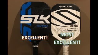 Selkirk Power Air Epic vs SLK Omega Max Compare and Review [upl. by Newman31]