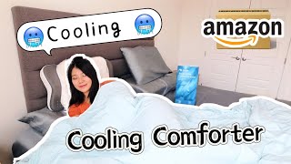 Best cooling comforter for hot sleepers amazon arc chill COOLING COMFORTER amazon favorites [upl. by Rance]