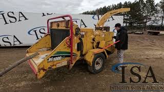 32720  2014 Vermeer BC1000XL Towable Wood Chipper Will Be Sold At Auction [upl. by Vassili]