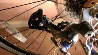 DIY electonic rear derailleur not Shimano Di2 [upl. by Ackley]