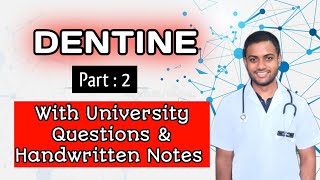 Dentine Part 2  Dentinal Senstivity Hypocalcified Areas In Dentine  Interglobular Dentine [upl. by Siahc]