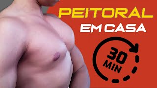 Esmague seu peitoral em casa  Treino de PEITORAL [upl. by Alikam]