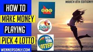 Lottery Strategy for Lotto PICK 4 March 8 2019 OLG WINNERS  Lotto Strategies delivered daily [upl. by Kaine]