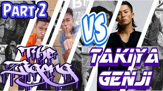 The Zigong VS Takiya Genji Part 2 Genji kalah gak mampu melawan [upl. by Alial]