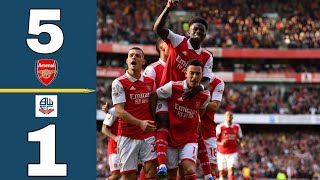 Arsenal vs Bolton EFL CUP Round 3 Football highlights [upl. by Nidak]