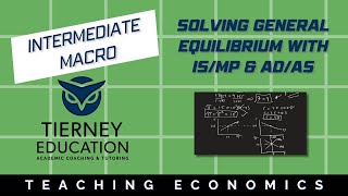 Solving Out a General Equilibrium with ISMP and ADAS Equations [upl. by Onairpic976]