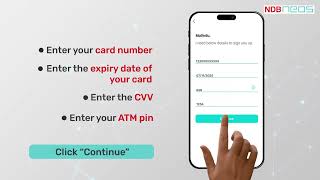 Get started with the NDB Neos App using your NDB Credit or Debit Card  NDB Neos [upl. by Atileda577]