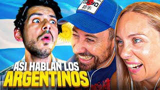 ESPAÑOLES REACCIONAN COMO HABLAN LOS ARGENTINOS 🇦🇷 Ft Javier Swarz [upl. by Avrom942]