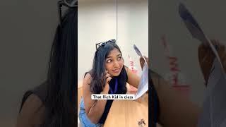 Richi rich kid comedy school funny whatyaaprincy students college exam [upl. by Aneroc403]