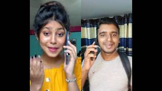 Wrong number duet song funnypalash24 trending song duet subscribe like [upl. by Airamahs926]