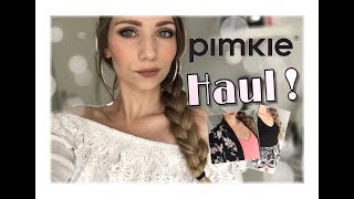 Haul Pimkie  Nouveautés PrintempsEté 2018 Close Up [upl. by Adnarom150]