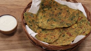 Methi Parantha  Recipes Under 15 Minutes  Chef Jaaie  Sanjeev Kapoor Khazana [upl. by Clothilde]