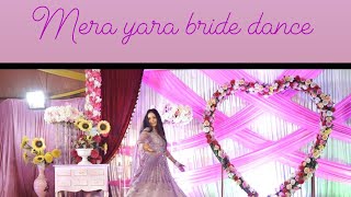 LAKHO MILE KOI BHI NA TUMSA MILA BRIDE DANCE IN WEDDING  MERA YAARA  Jay sir choreography [upl. by Nahtaoj]