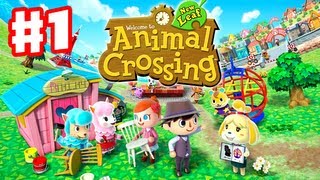 Animal Crossing New Leaf  Gameplay Walkthrough Part 1  Day 1  Im the New Mayor Nintendo 3DS [upl. by Dyson]