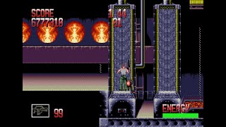 Gameplay snippet  Alien 3  Stage 13  Mega drive [upl. by Ttreve]