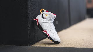 Air Jordan 7 Retro quotCardinalquot Review amp OnFeet [upl. by Honniball]