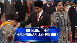 🔴Ibu Iriana Diberi Penghargaan Bintang RI Adipradana oleh Presiden Jokowi [upl. by Nazarius739]