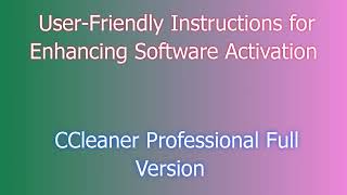 Seamless Installation of CCleaner Professional for Activation  CCleaner Professional 2024 [upl. by Amaral411]