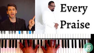 Every Praise by Hezekiah Walker  Piano Tutorial amp Cover [upl. by Ietta]