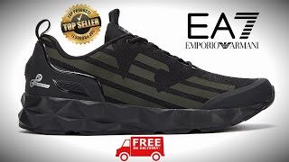 Emporio Armani X8X033 XCC52 Mens EA7 Trainers Black [upl. by Ethelstan]