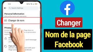 Comment changer facilement le nom de la page Facebook mise à jour 2023 [upl. by Nichy144]