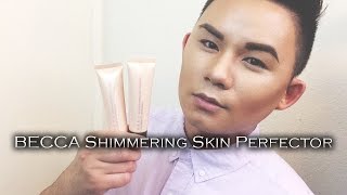 BECCA Shimmering Skin Perfector Liquid Highlighter  Demo amp Review [upl. by Hasile]