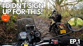 Royal Enfield Himalayan 411s taking on the EPIC green lanes of Derbyshire  EP1 [upl. by Messab]