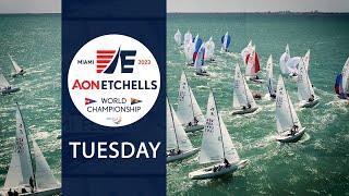 AON 2023 Etchells World Championship  Tuesday [upl. by Smiga914]