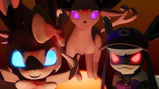 EEVEELUTION team  Pokémon Unite animation [upl. by Amedeo]