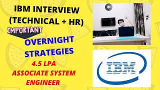 IBM Interview for Freshers 20202021  Technical and HR  IBM Interview questions IBM Hiring 2021 [upl. by Aihtennek]