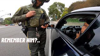 OUT OF STATE CAR GETS STATE REFFED IN CALIFORNIA BY THE SAME SHERIFF [upl. by Ddene719]