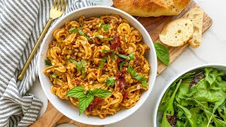 SunDried Tomato Pesto Pasta Recipe [upl. by Oinotnanauj929]